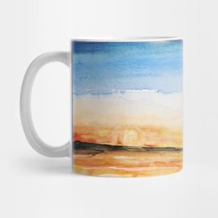 Lonely tree on the shore Mug